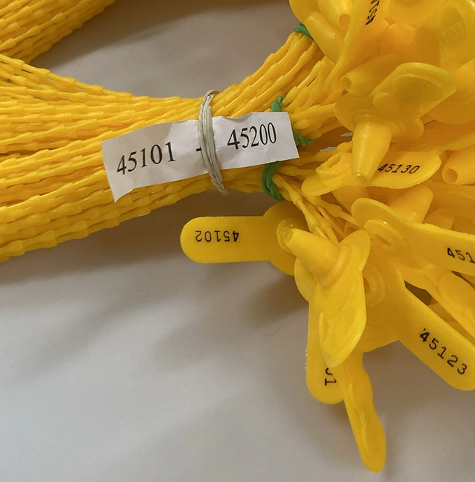 Plomby plastikowe numerowane - ANBA21