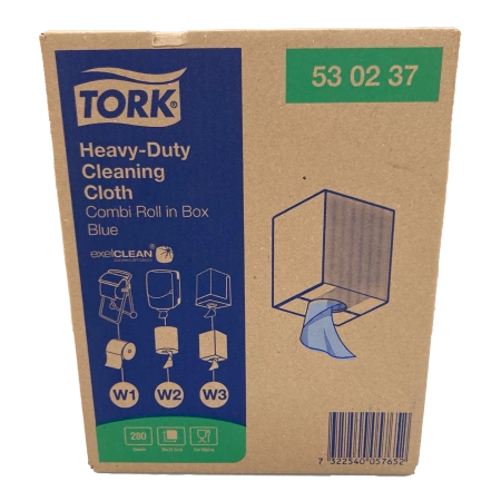 Czyściwo włókninowe Tork 53 02 37 wielozadaniowe do trudnych zabrudzeń W1/W2/W3