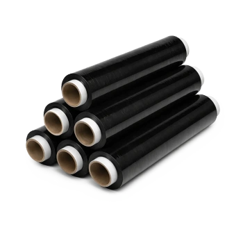 Folia stretch czarna 50cm (2,5kg netto) - zgrzewka 6 szt.