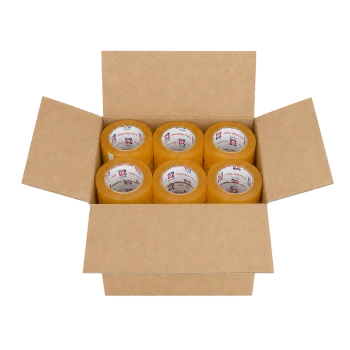 Taśma pakowa transparentna 48 mm × 132 m – karton 36 szt. | hurt