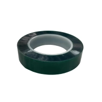 Taśma Wysokotemperaturowa Zielona PET  Szerokość 25 mm / 66 mb 